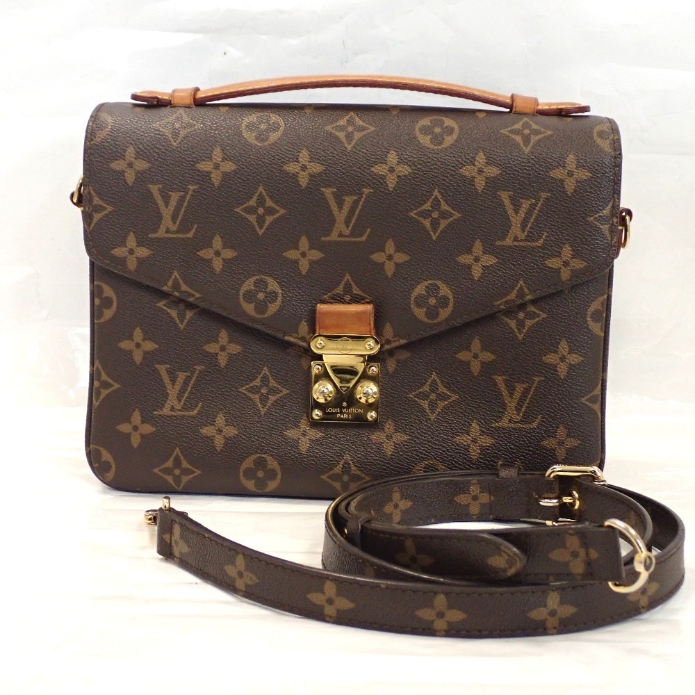 Louis Vuitton Shoulder Bag Monogram Metis strap